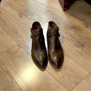 Frye Women's Ray Western Shootie Ankle Boot Slate 8.5 M